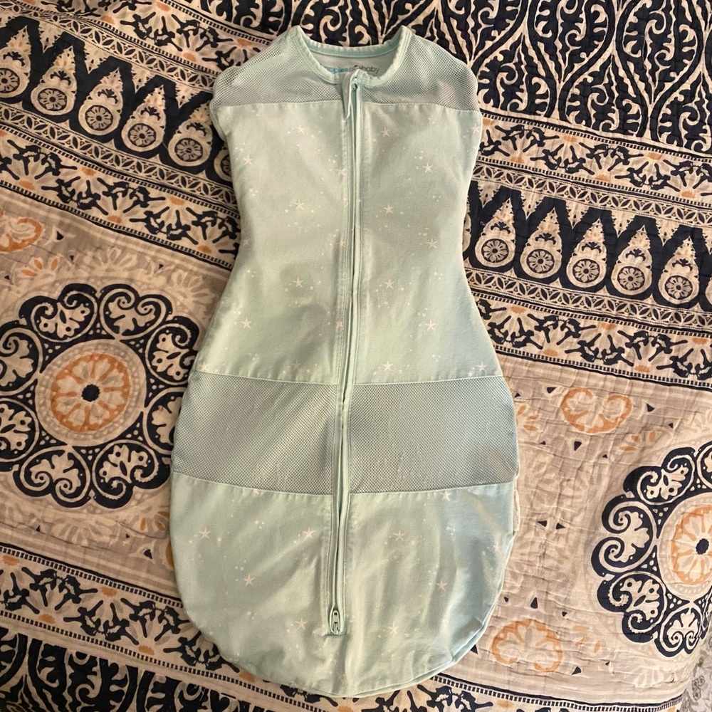 Happiest Baby Sleepea Swaddle in Teal, L